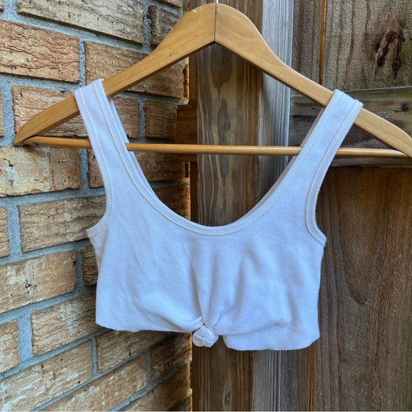 FP Movement by Free People Tops - FP Movement by Free People White and Gray Bra Top